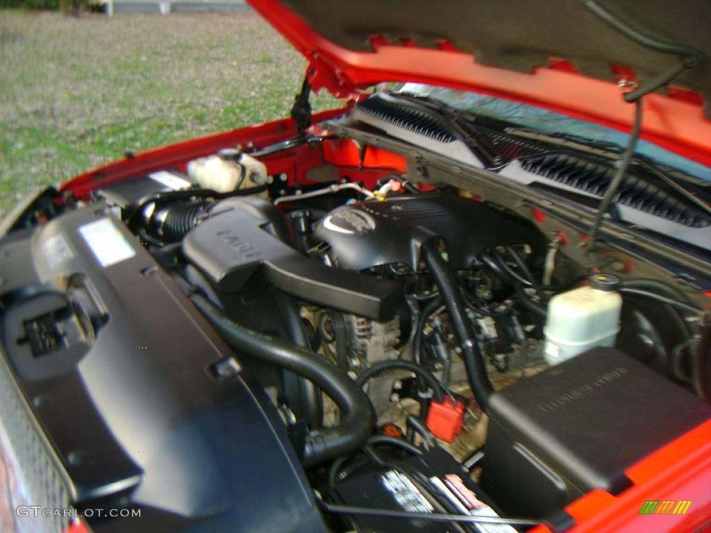 2002 Avalanche Z71 4x4 - Victory Red / Graphite photo #35