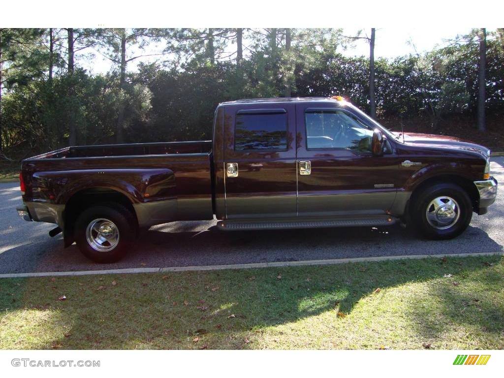 2003 F350 Super Duty King Ranch Crew Cab Dually - Chestnut Brown Metallic / Castano Brown photo #7