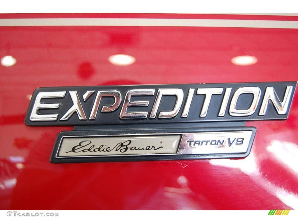 2000 Expedition Eddie Bauer 4x4 - Dark Toreador Red Metallic / Medium Parchment photo #60