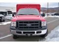 Red - F550 Super Duty XL SuperCab Chassis 4x4 Dump Truck Photo No. 2