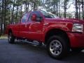 2006 Red Clearcoat Ford F350 Super Duty XLT SuperCab 4x4  photo #11
