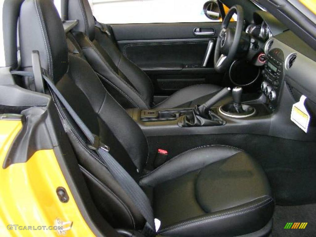 2009 MX-5 Miata Grand Touring Roadster - Competition Yellow / Black photo #10