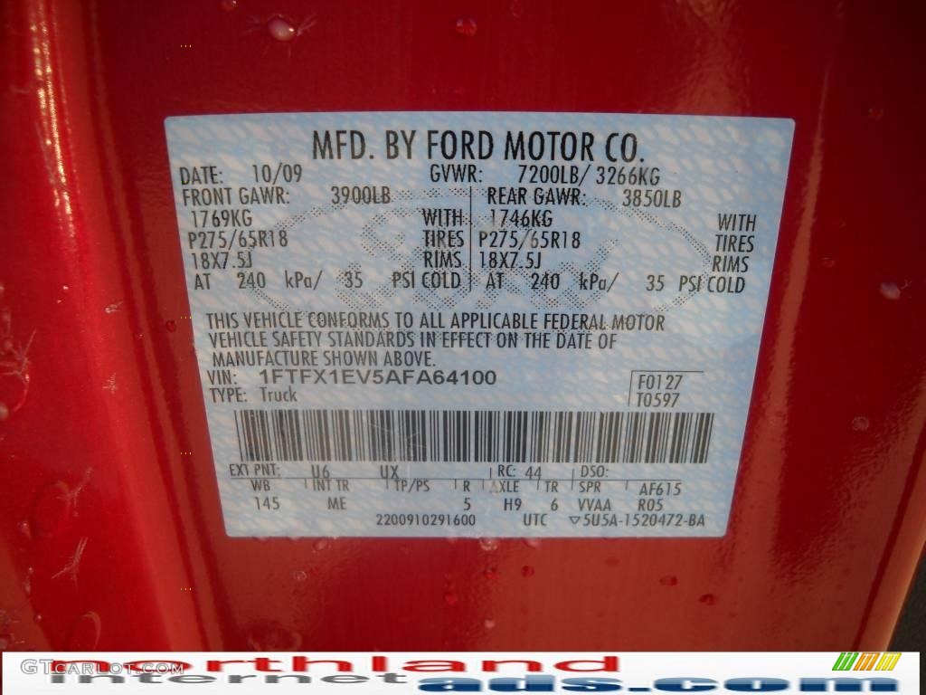 2010 F150 XLT SuperCab 4x4 - Red Candy Metallic / Medium Stone photo #12