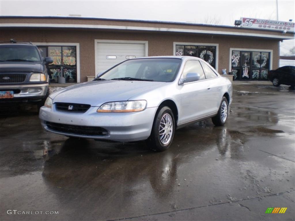 1999 Accord LX Coupe - Satin Silver Metallic / Charcoal photo #2