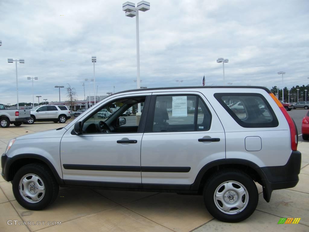 2003 CR-V LX - Satin Silver Metallic / Black photo #2