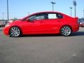 2009 Rallye Red Honda Civic Si Sedan  photo #3