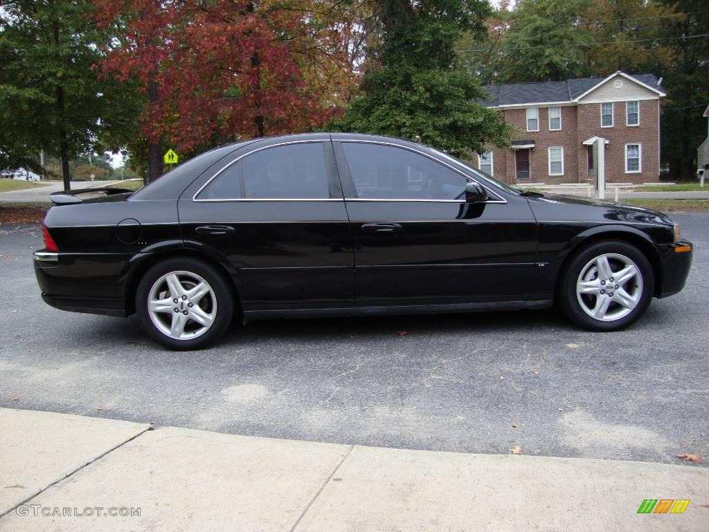 2001 LS V8 - Black / Deep Charcoal photo #3
