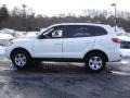 2009 Powder White Pearl Hyundai Santa Fe GLS  photo #7