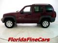 2003 Dark Garnet Red Pearl Jeep Liberty Sport  photo #3