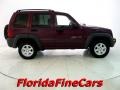 2003 Dark Garnet Red Pearl Jeep Liberty Sport  photo #4