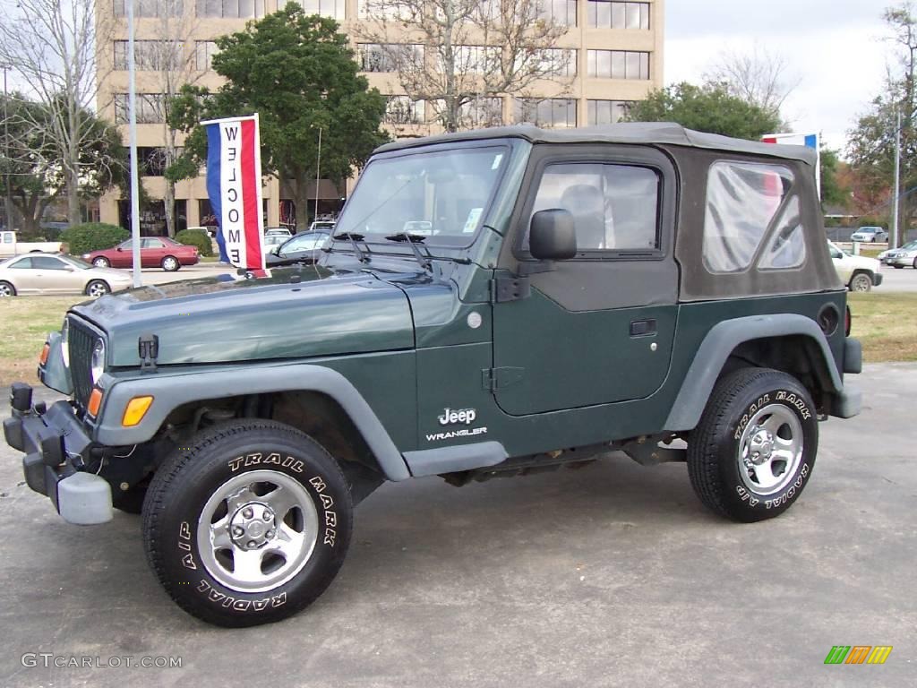 2004 Wrangler SE 4x4 - Shale Green Metallic / Khaki photo #1