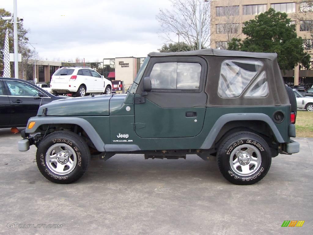 2004 Wrangler SE 4x4 - Shale Green Metallic / Khaki photo #2