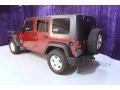 2009 Red Rock Crystal Pearl Jeep Wrangler Unlimited X 4x4  photo #25