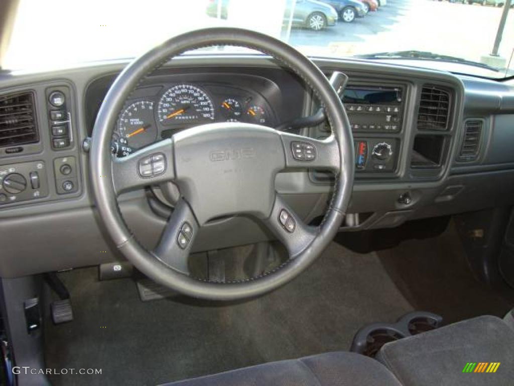 2007 Sierra 1500 Classic SLE Extended Cab 4x4 - Deep Blue Metallic / Ebony Black photo #13