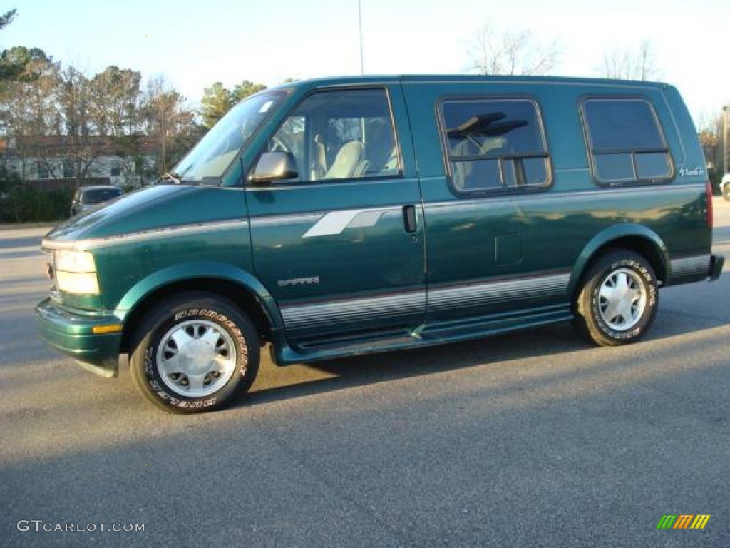 1998 Safari SLE Passenger Van - Forest Green / Medium Grey photo #3