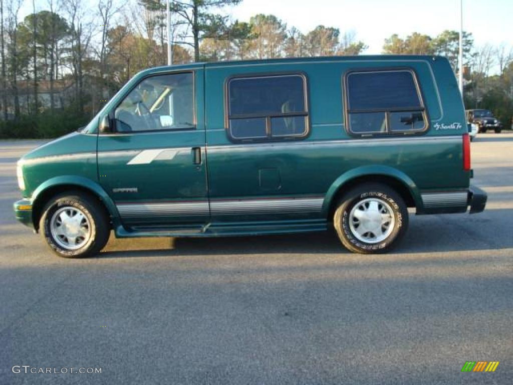 1998 Safari SLE Passenger Van - Forest Green / Medium Grey photo #4