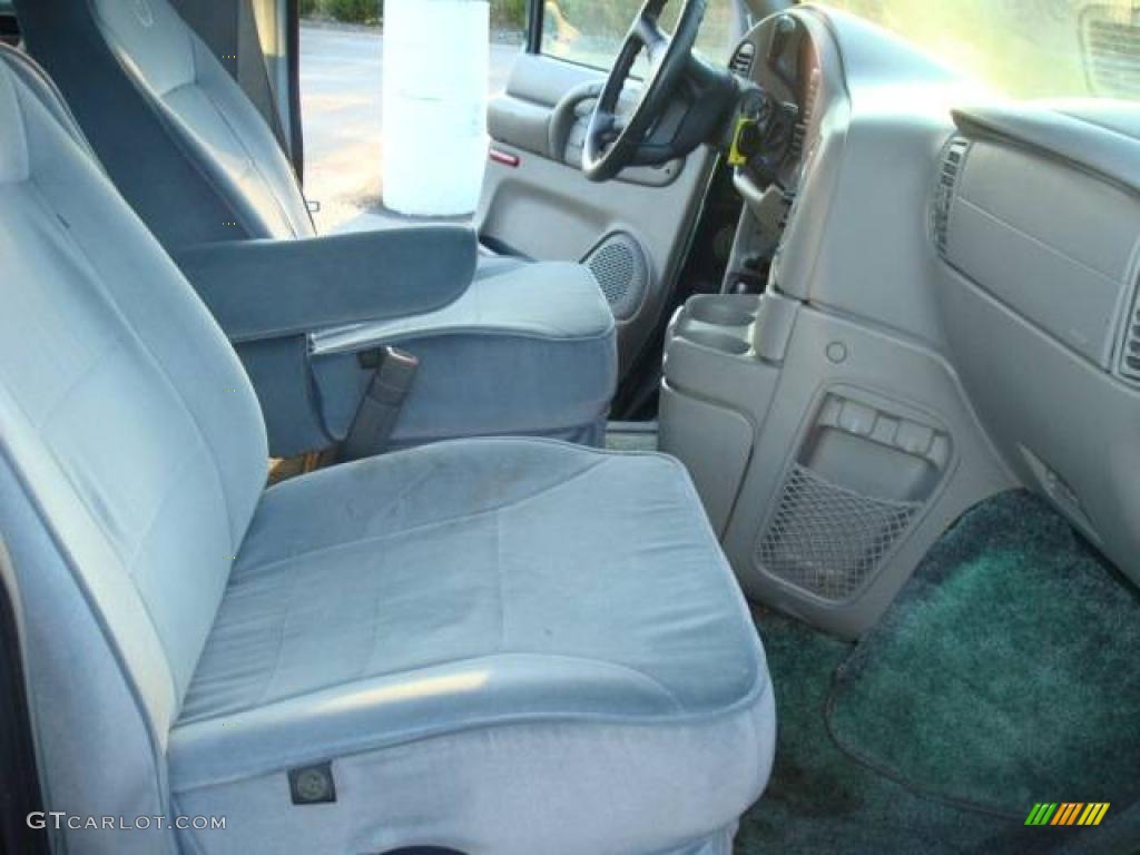 1998 Safari SLE Passenger Van - Forest Green / Medium Grey photo #14