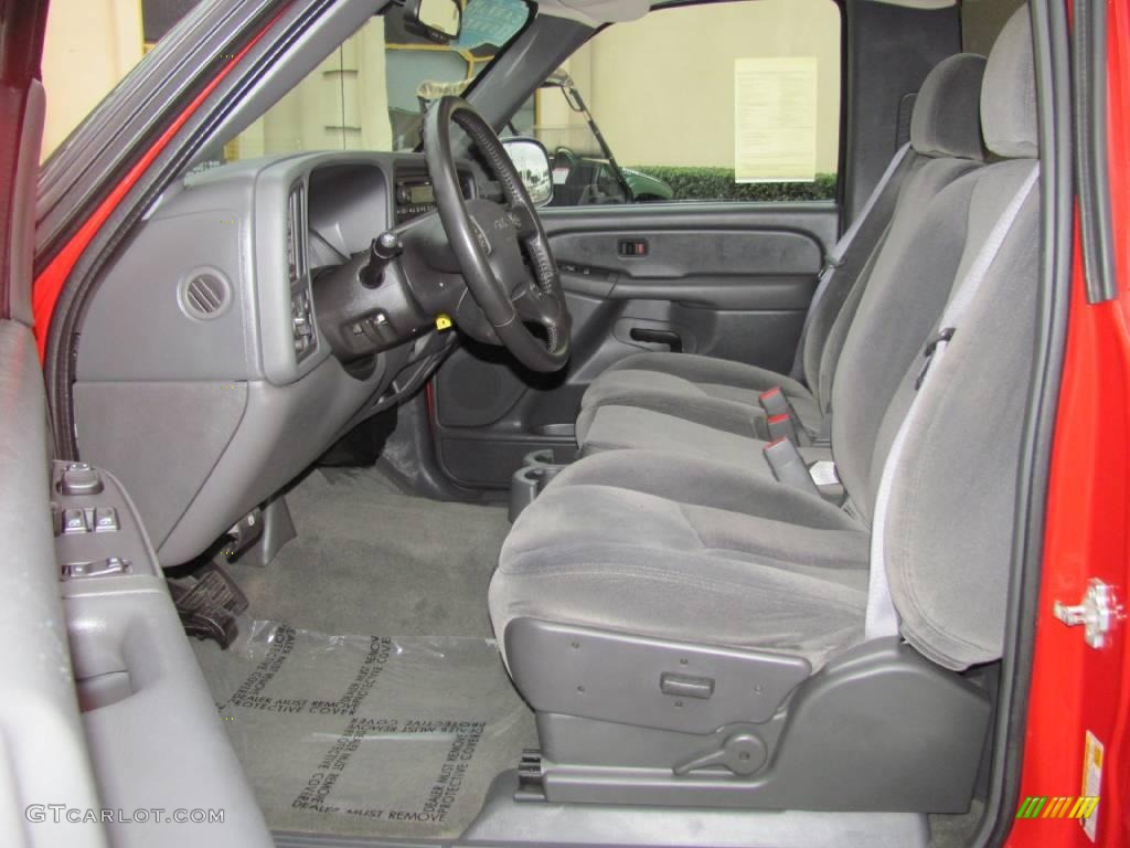 2006 Sierra 1500 SLE Regular Cab - Fire Red / Dark Pewter photo #9