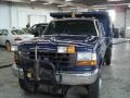 Medium Lapis Blue Metallic - F350 XL Regular Cab 4x4 Chassis Dump Truck Photo No. 2