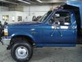 Medium Lapis Blue Metallic - F350 XL Regular Cab 4x4 Chassis Dump Truck Photo No. 10
