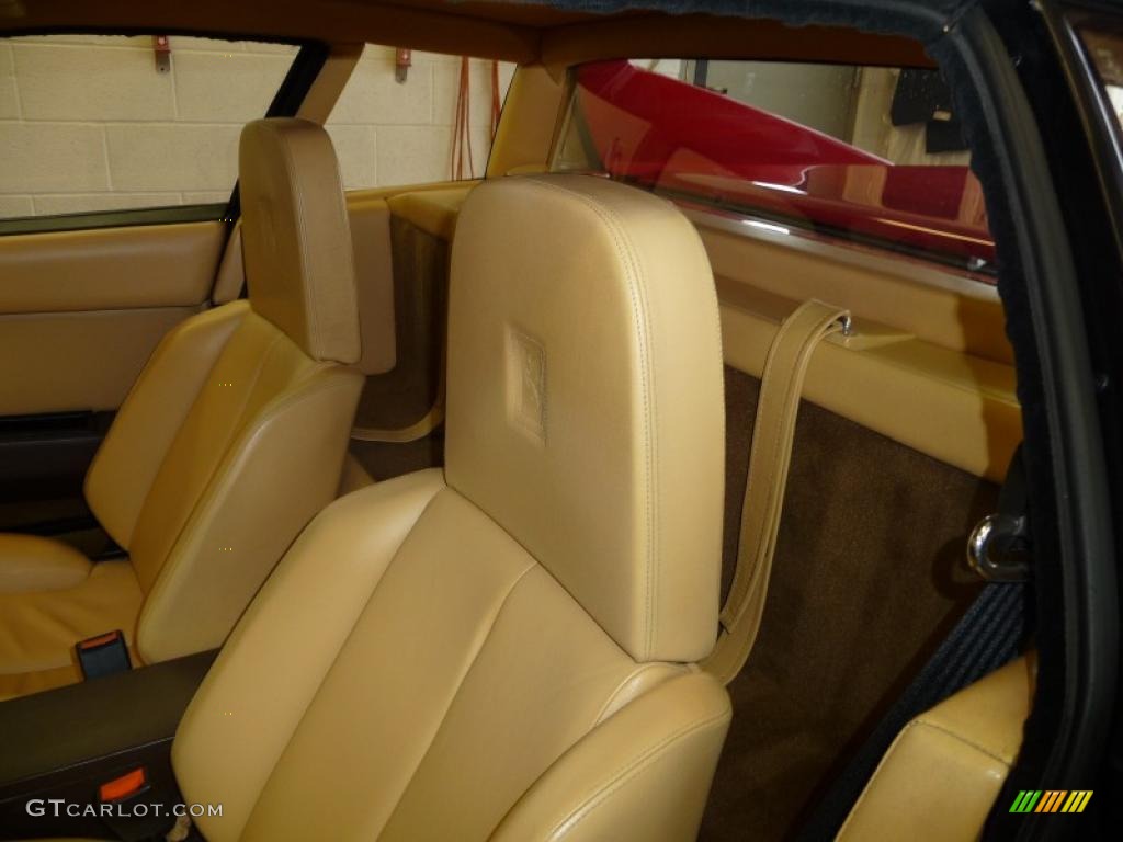 Tan Interior 1986 Ferrari Testarossa Standard Testarossa Model Photo #24019362