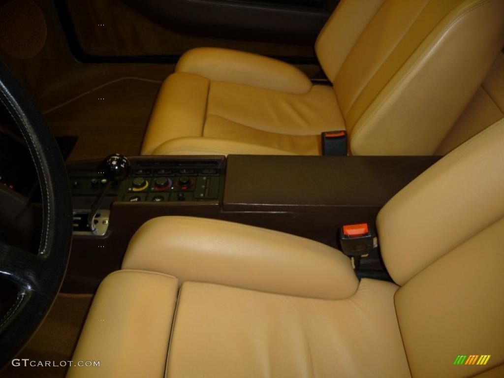 Tan Interior 1986 Ferrari Testarossa Standard Testarossa Model Photo #24019408
