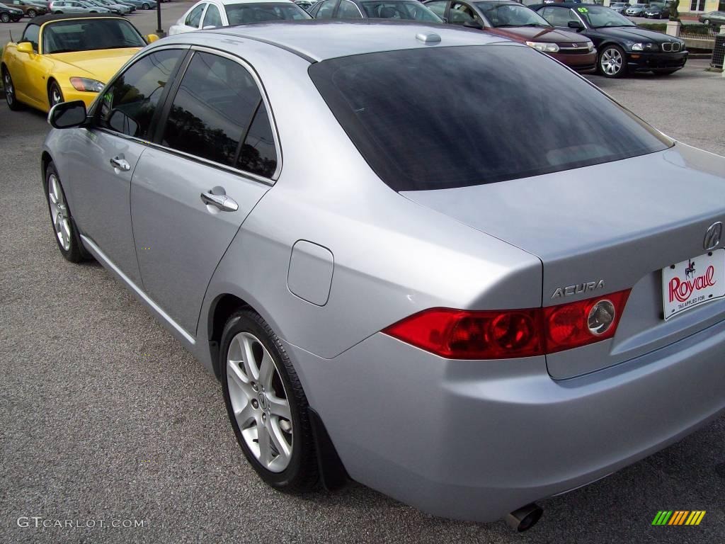 2005 TSX Sedan - Satin Silver Metallic / Ebony photo #4