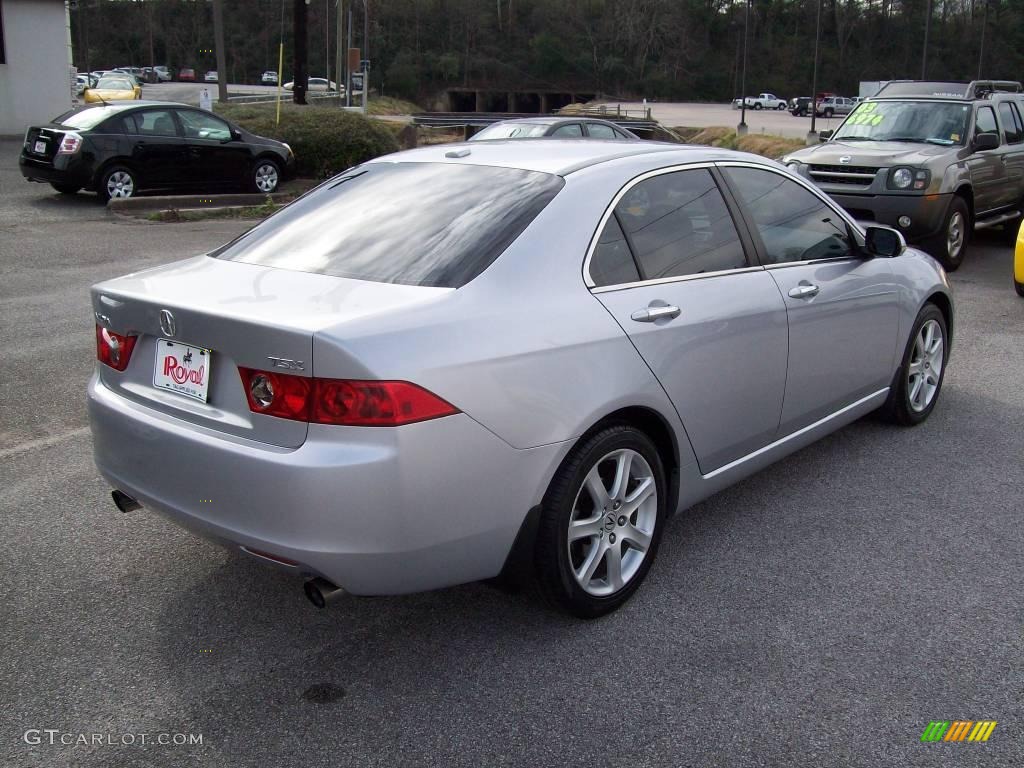 2005 TSX Sedan - Satin Silver Metallic / Ebony photo #6