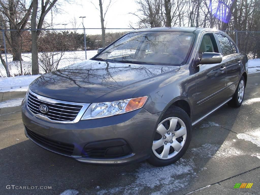 2009 Optima LX - Midnight Gray / Gray photo #1