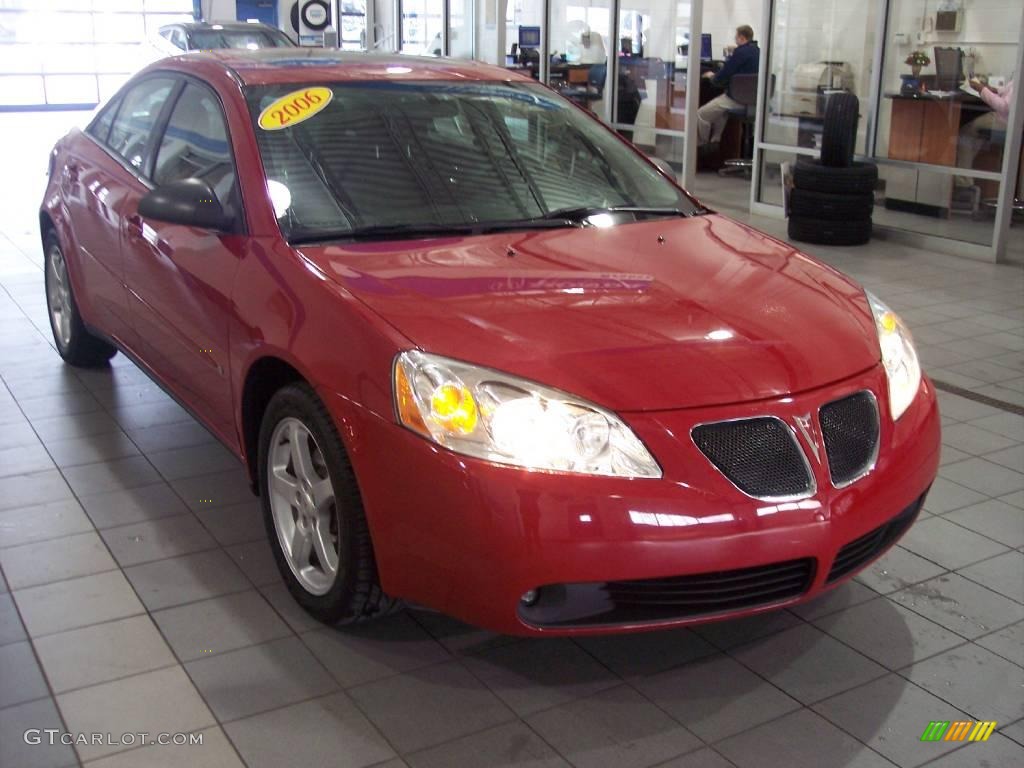 2006 G6 V6 Sedan - Crimson Red / Ebony photo #1