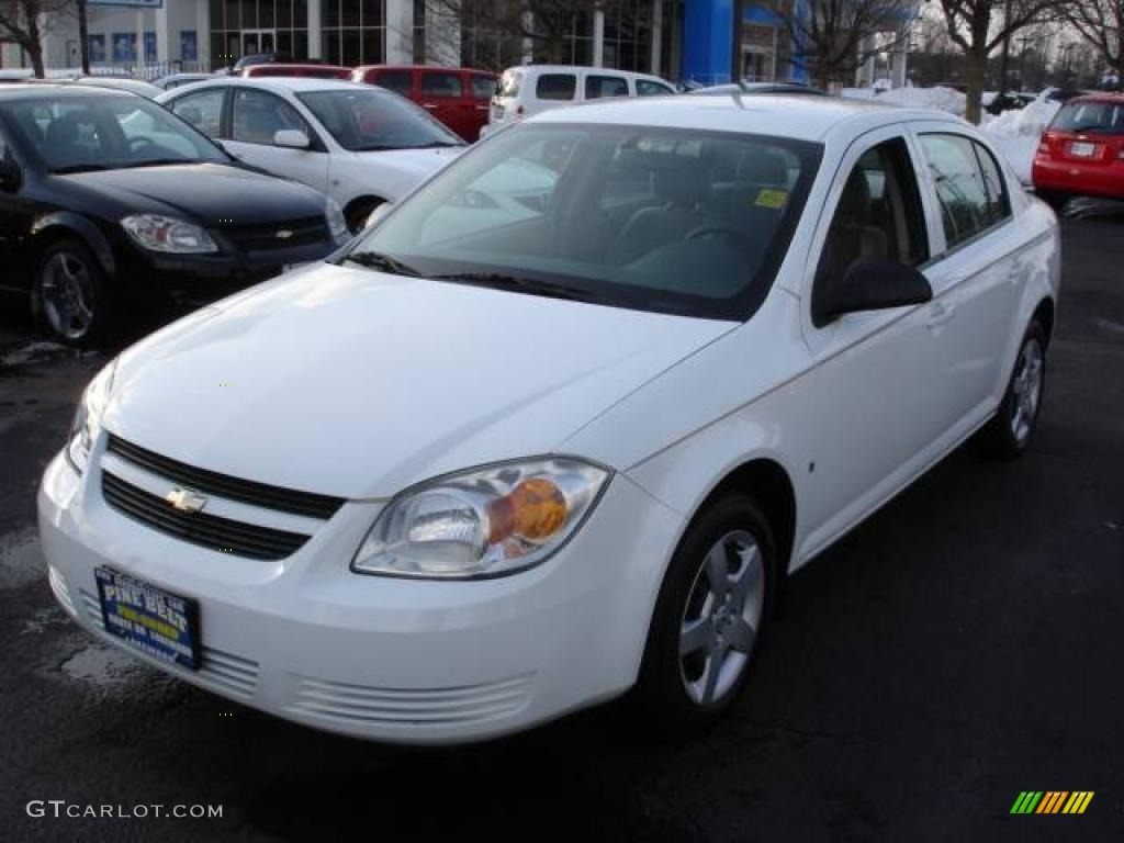 2006 Cobalt LS Sedan - Summit White / Gray photo #1