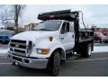 Oxford White - F650 Super Duty XLT Regular Cab Dump Truck Photo No. 1