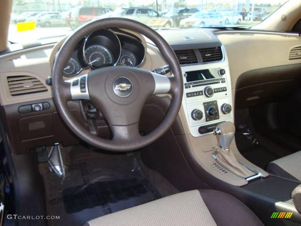 2008 Malibu LS Sedan - Imperial Blue Metallic / Cocoa/Cashmere Beige photo #11