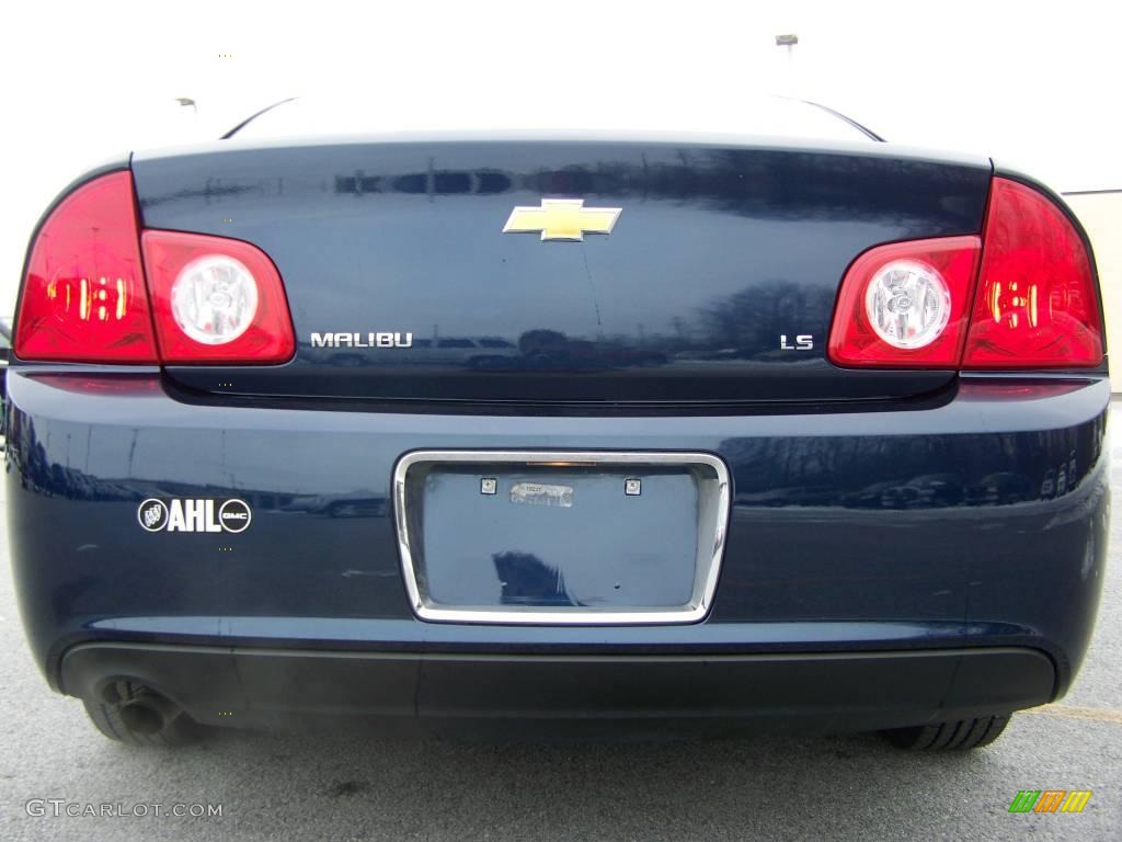 2008 Malibu LS Sedan - Imperial Blue Metallic / Titanium Gray photo #6