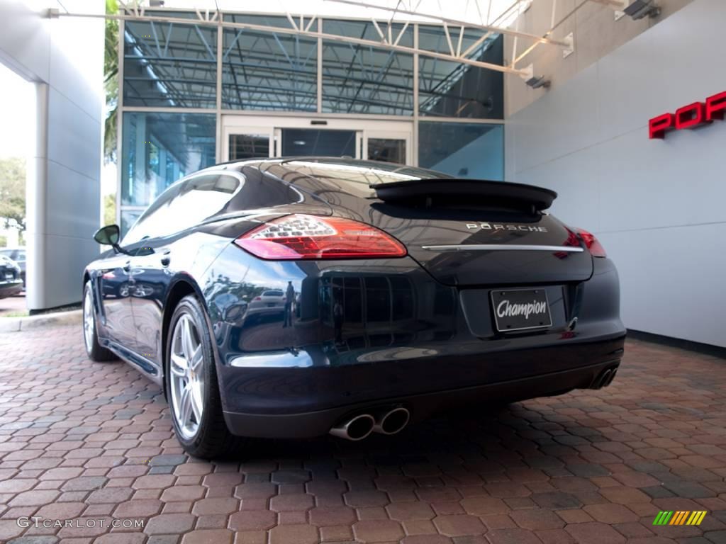 2010 Panamera S - Dark Blue Metallic / Yachting Blue/Cream photo #4