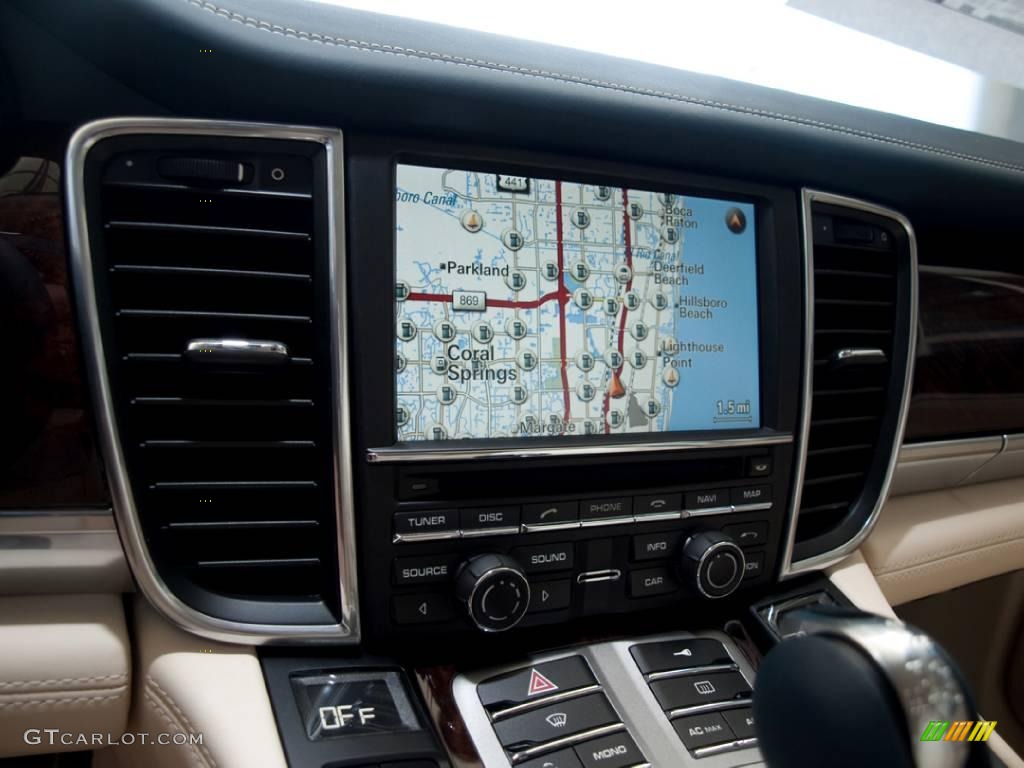 2010 Panamera S - Dark Blue Metallic / Yachting Blue/Cream photo #11