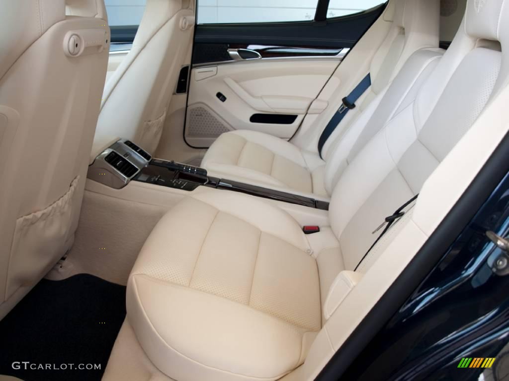 2010 Panamera S - Dark Blue Metallic / Yachting Blue/Cream photo #16