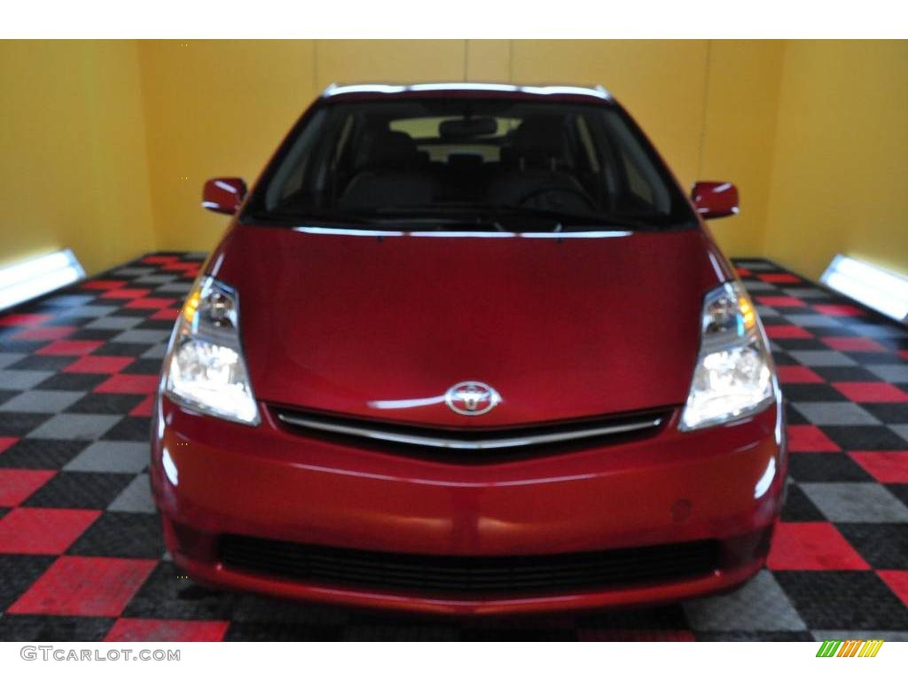 2006 Prius Hybrid - Barcelona Red Metallic / Gray photo #2