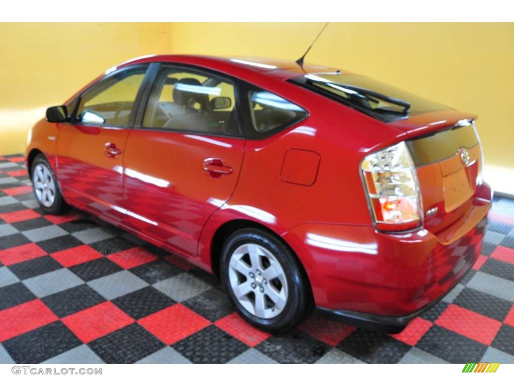 2006 Prius Hybrid - Barcelona Red Metallic / Gray photo #4