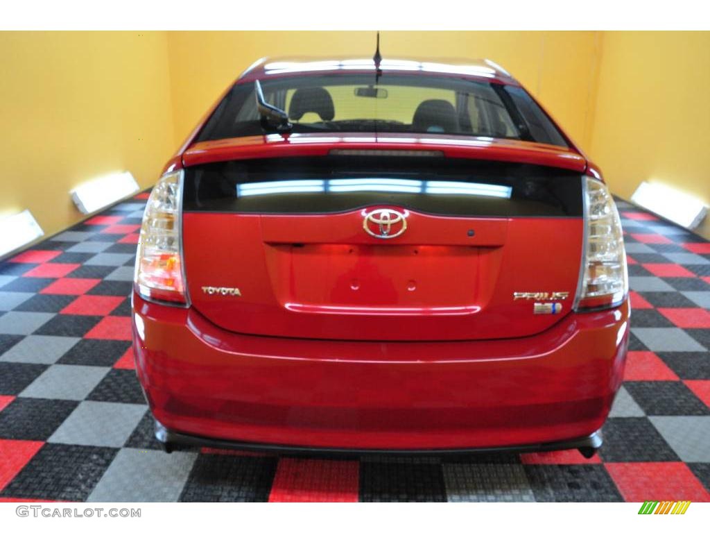 2006 Prius Hybrid - Barcelona Red Metallic / Gray photo #5