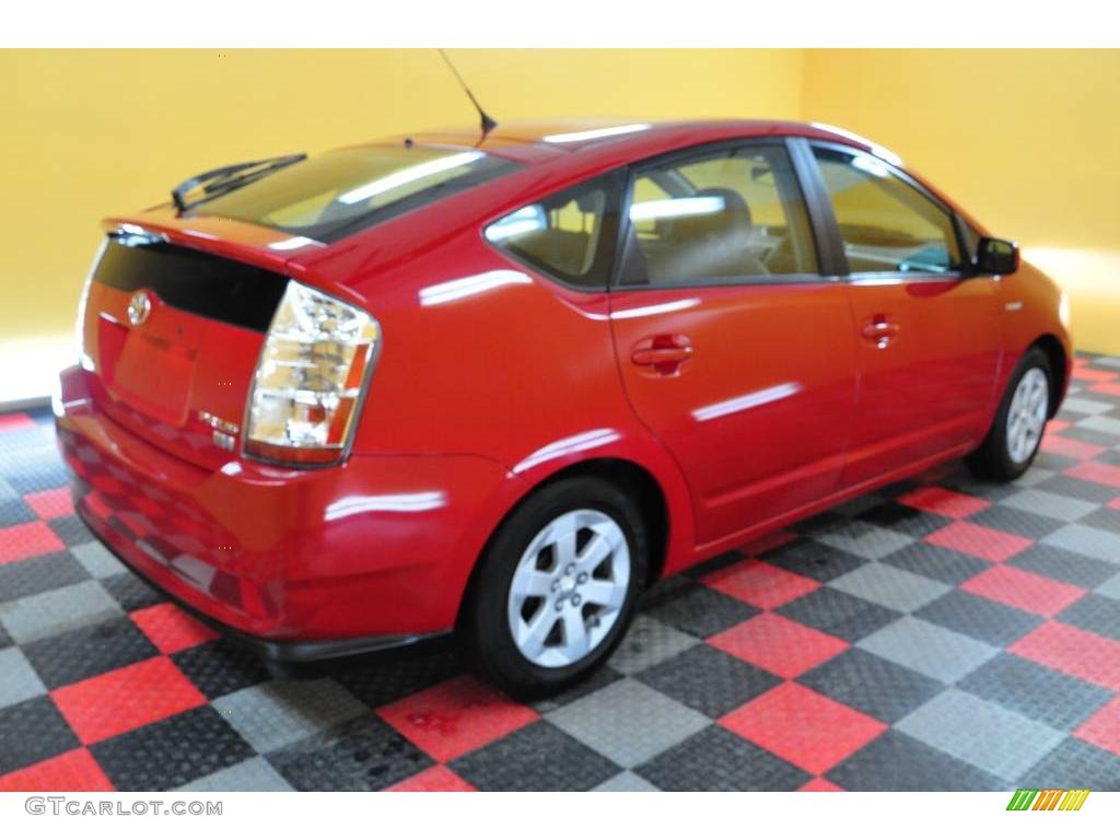 2006 Prius Hybrid - Barcelona Red Metallic / Gray photo #6