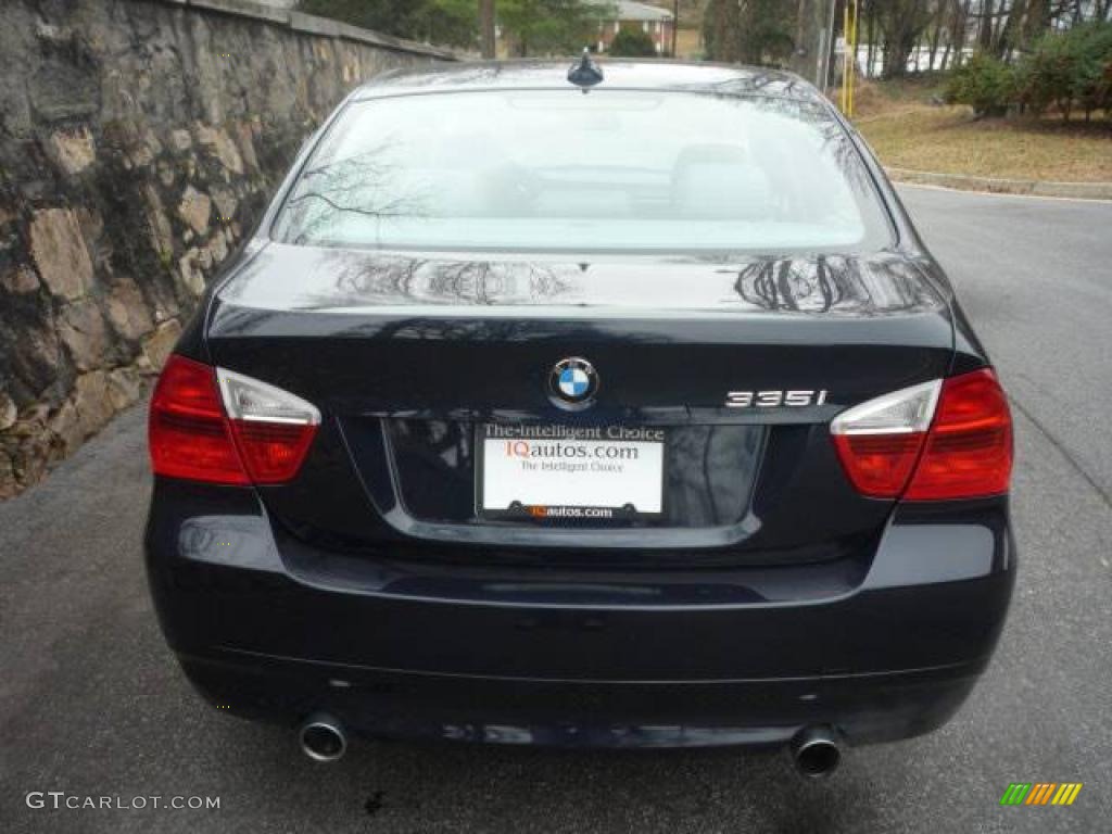 2007 3 Series 335i Sedan - Monaco Blue Metallic / Grey photo #12