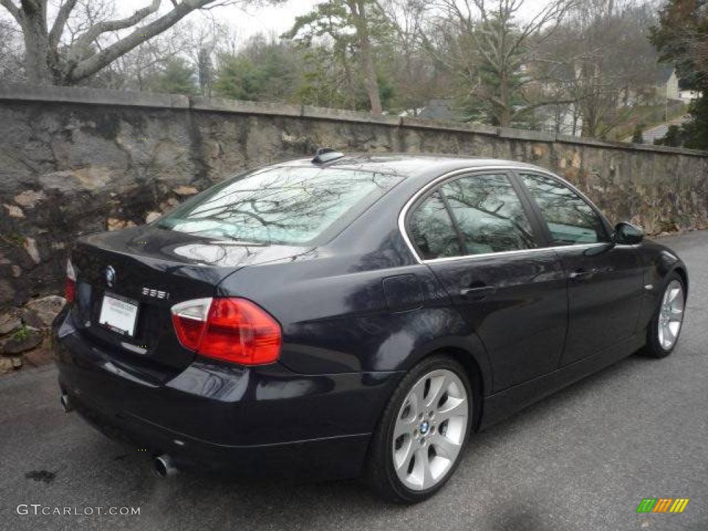 2007 3 Series 335i Sedan - Monaco Blue Metallic / Grey photo #15