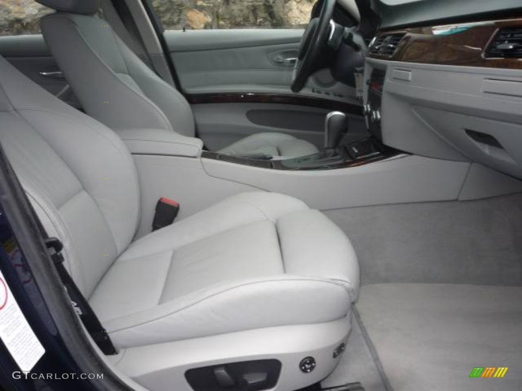 2007 3 Series 335i Sedan - Monaco Blue Metallic / Grey photo #25