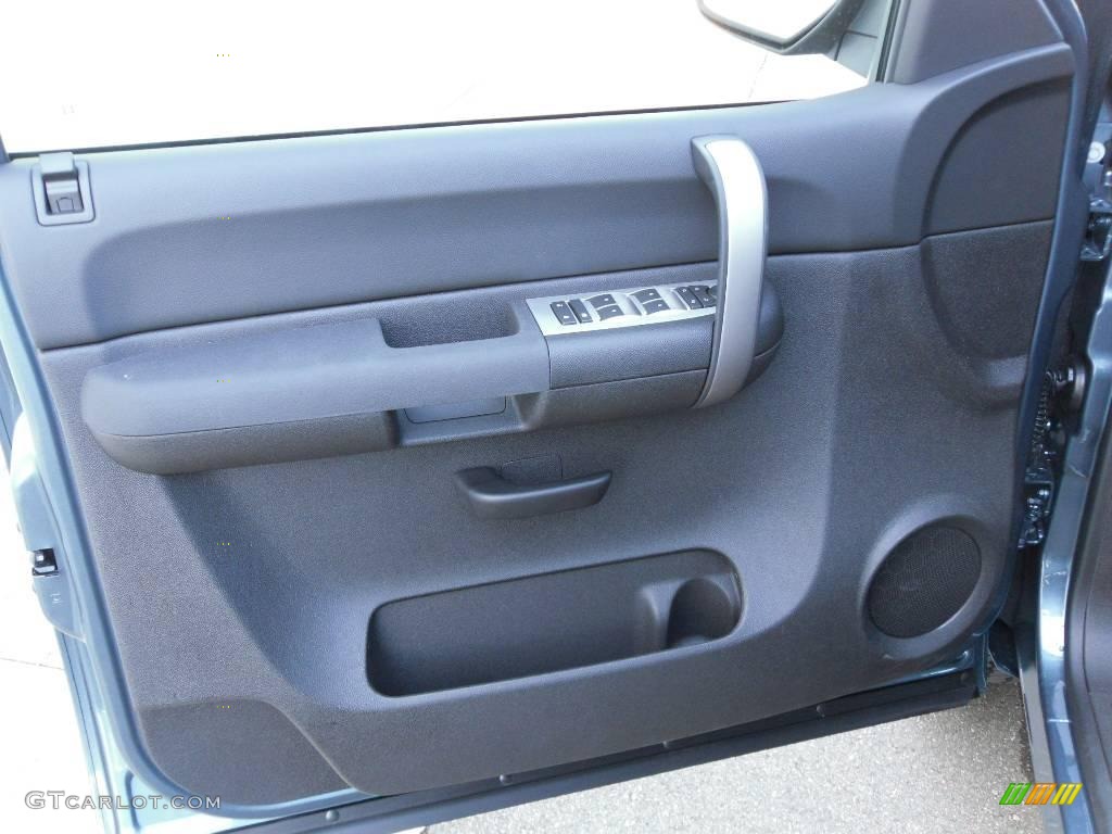 2009 Silverado 1500 LT Crew Cab - Blue Granite Metallic / Ebony photo #8