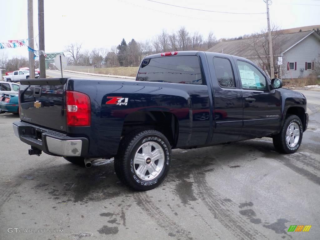 2009 Silverado 1500 LT Extended Cab 4x4 - Imperial Blue Metallic / Ebony photo #5