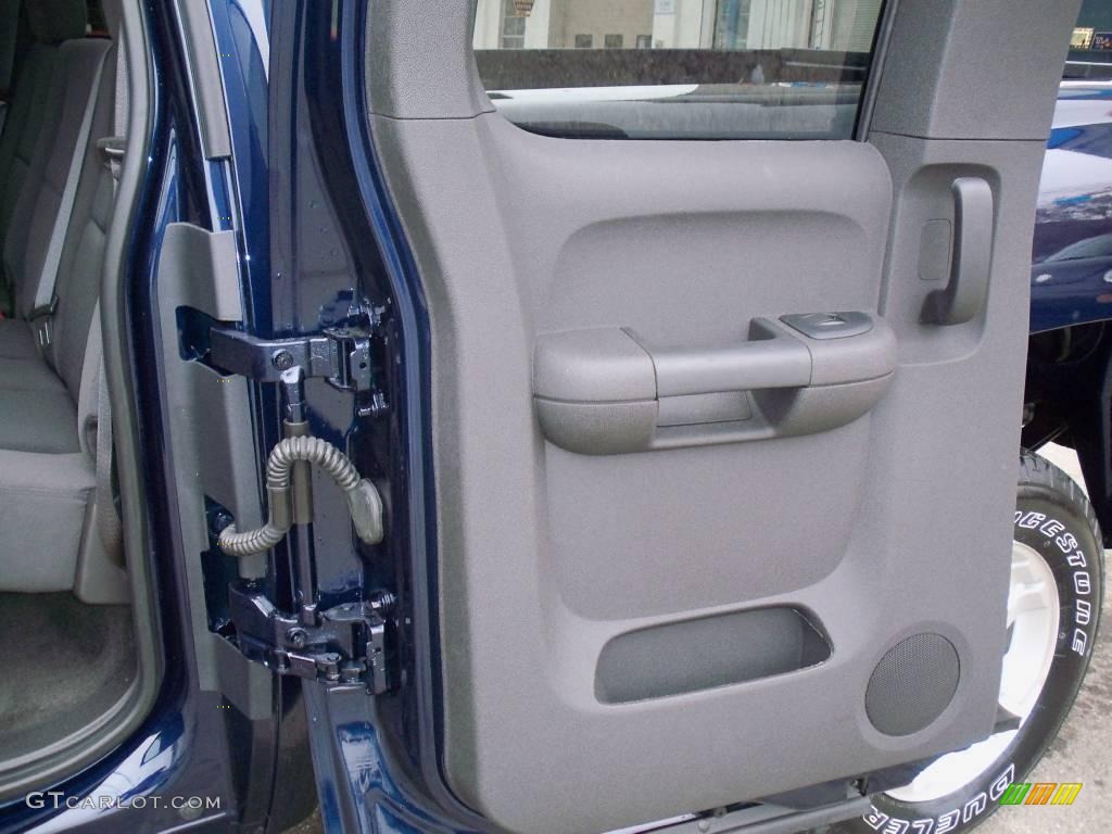 2009 Silverado 1500 LT Extended Cab 4x4 - Imperial Blue Metallic / Ebony photo #13
