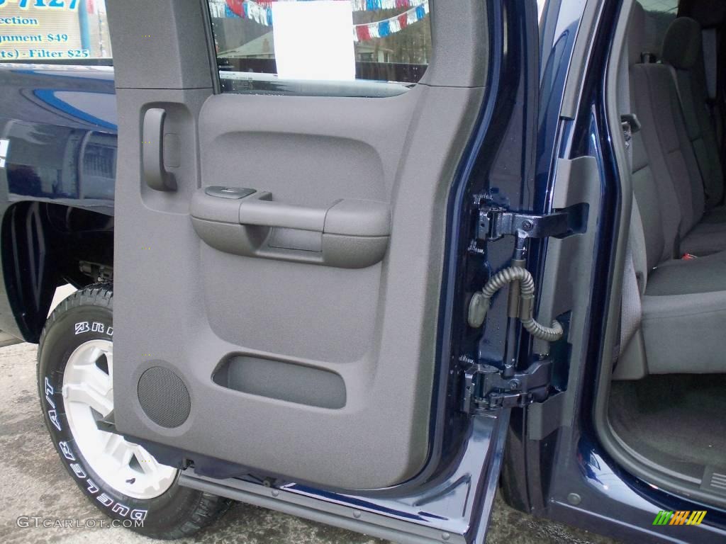 2009 Silverado 1500 LT Extended Cab 4x4 - Imperial Blue Metallic / Ebony photo #15