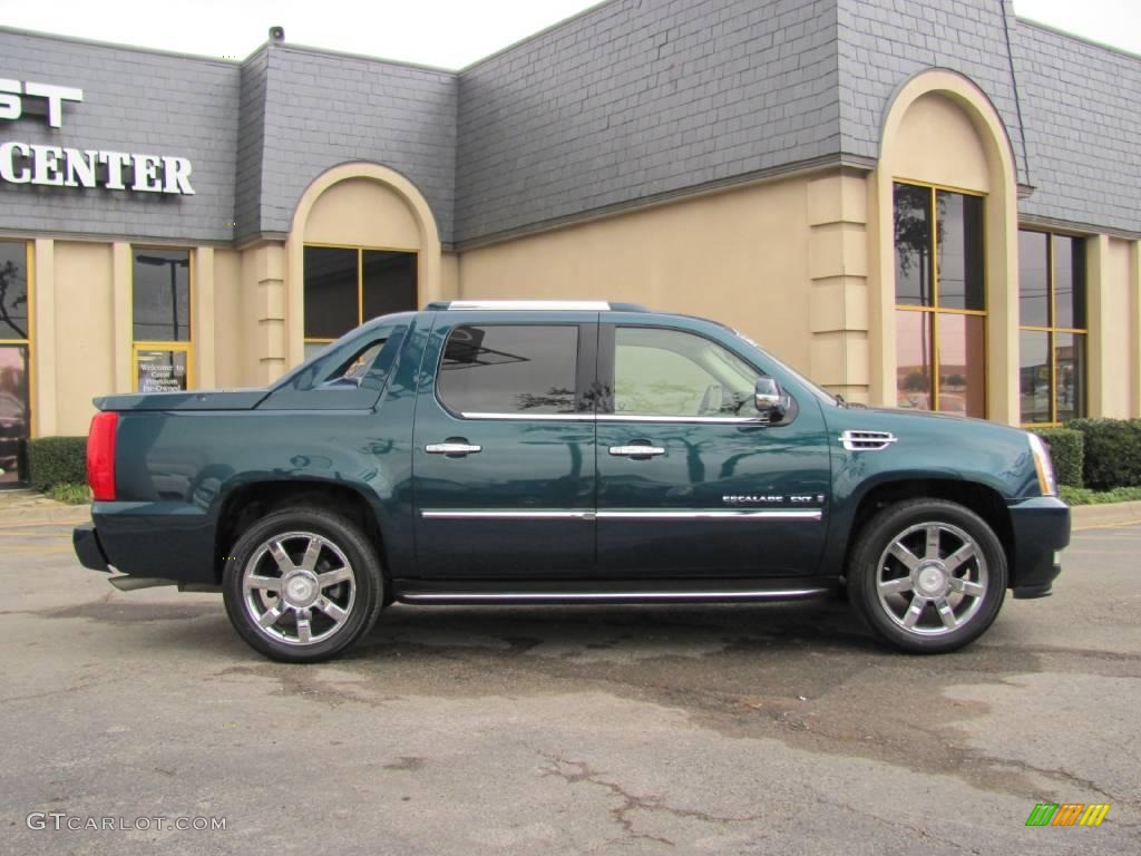 2007 Escalade EXT AWD - Blue Chip / Cocoa/Light Cashmere photo #7