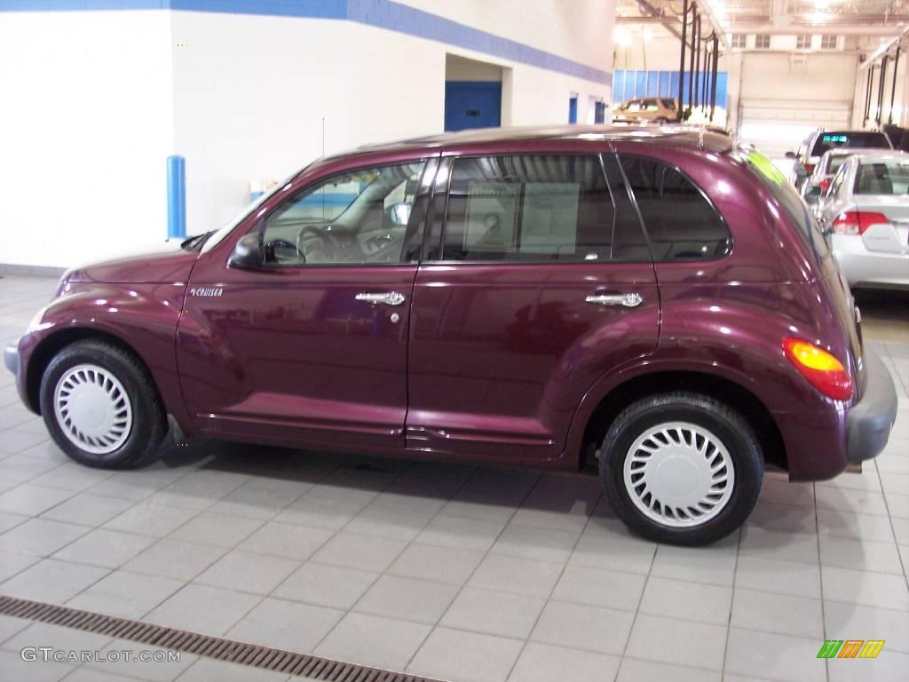 2001 PT Cruiser Limited - Deep Cranberry Pearl / Taupe/Pearl Beige photo #4